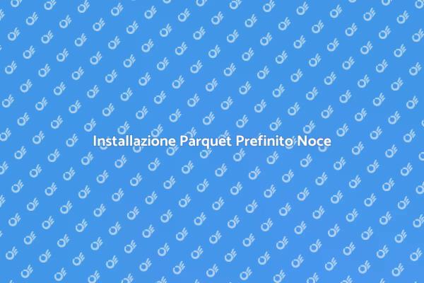 Eleganza del Parquet Prefinito in Noce