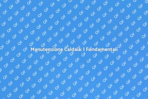 Manutenzione Ordinaria Caldaia: Guida