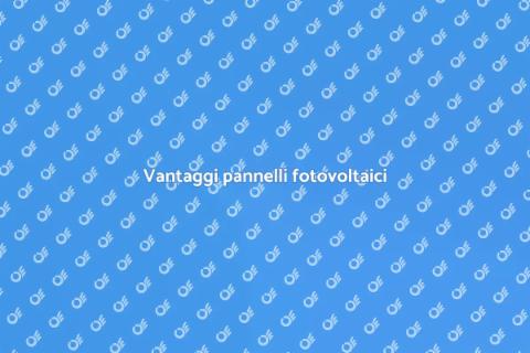 Installazione pannelli fotovoltaici