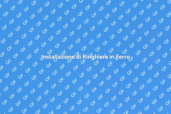 Installare Ringhiere in Ferro Innovative