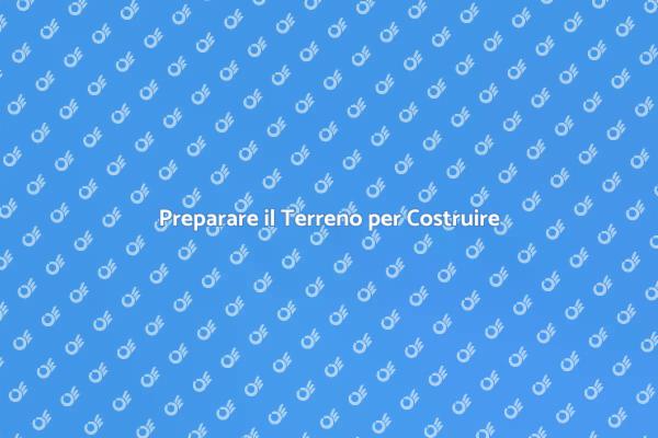 Fondamenta Sicure: Scavare e Pulire