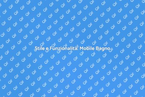 Mobile Bagno con Maniglie a Gola