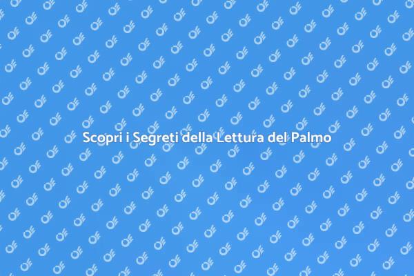 Lettura del Palmo: Un Viaggio Unico