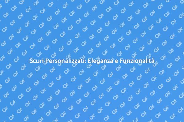Scopri gli Scuri in Legno Su Misura