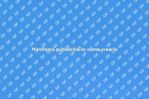 Creare un manifesto pubblicitario d'impatto