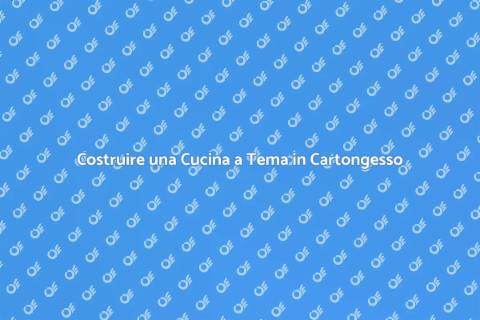 Cucina in Cartongesso: Magia e Stile