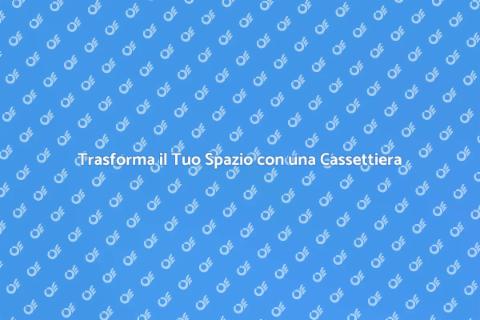 Cassettiera in Stile Moderno