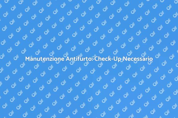 Sicurezza Casa: Controllo Antifurto Essenziale