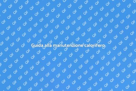 Manutenzione calorifero elettrico efficace