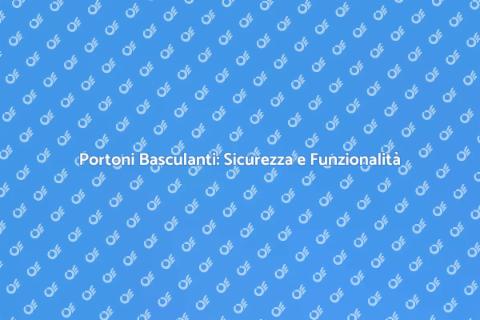 Portone Basculante per Capannoni