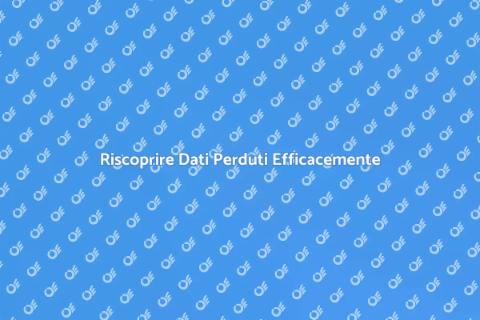Recupero Dati: Riscoprire Informazioni
