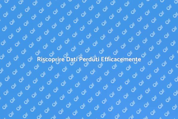 Riscopri i Tuoi Dati Preziosi Oggi