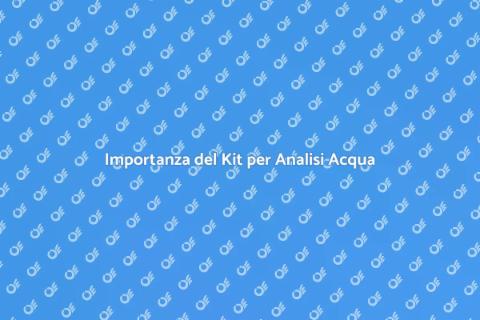 Kit Completo per Analisi Acqua Acquario