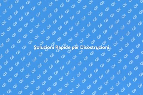 Disostruzione Urgente: Soluzioni Veloci