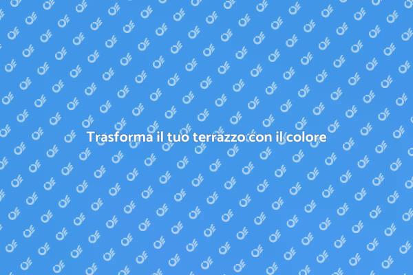 Crea un rifugio colorato sul terrazzo