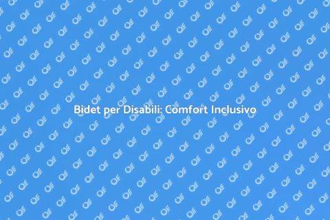 Sostituire un Bidet Tradizionale