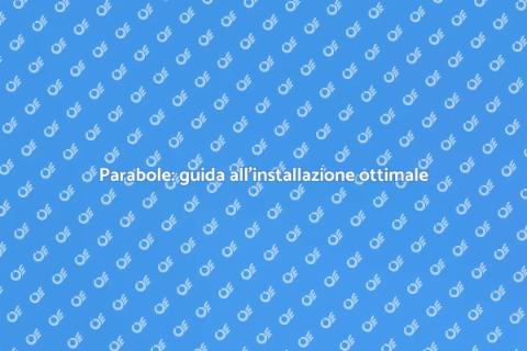 Installazione parabole per ricezione TV