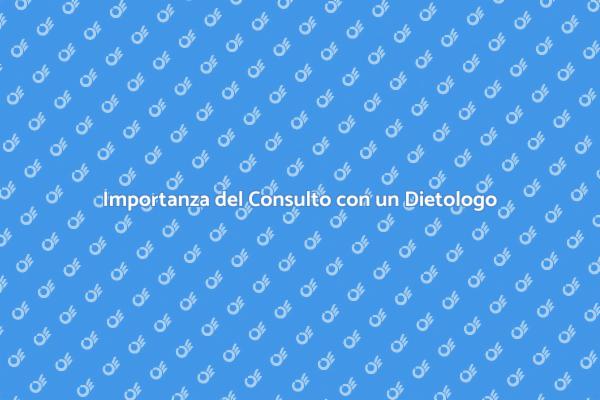 Dietologo: Chiave per il Benessere