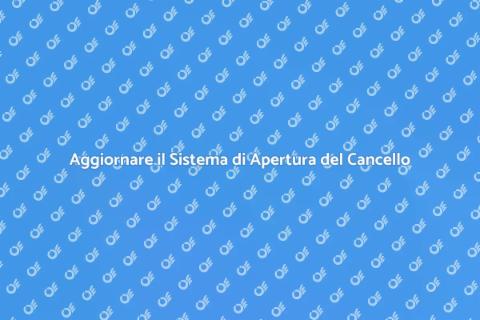 Sostituzione Sistema di Apertura Cancello