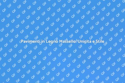 Personalizzazione Pavimento in Legno Massello