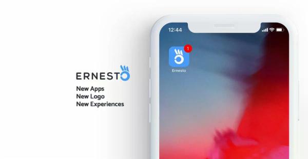 Il Rebranding di Ernesto: nuovo Logo, nuova App, nuovo Sito