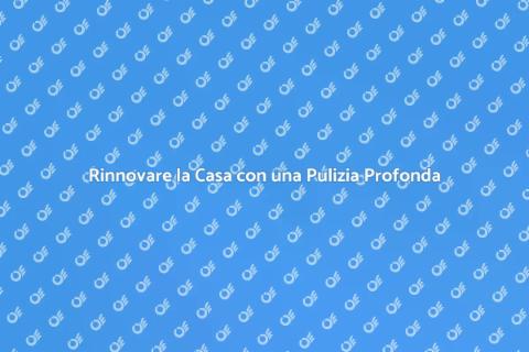 Pulizia Profonda della Casa: Guida