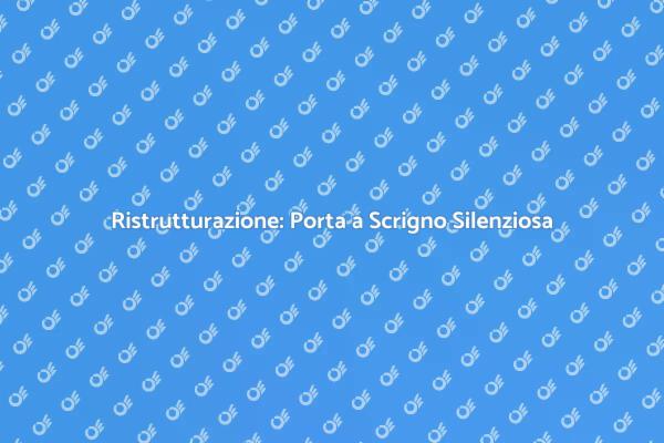 Ristruttura con una Porta a Scrigno