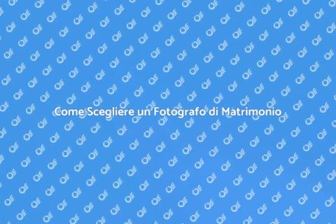 Assumere un Fotografo di Matrimonio
