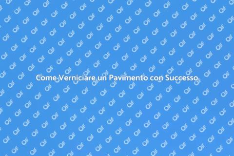 Verniciare un Pavimento: Trasforma Casa