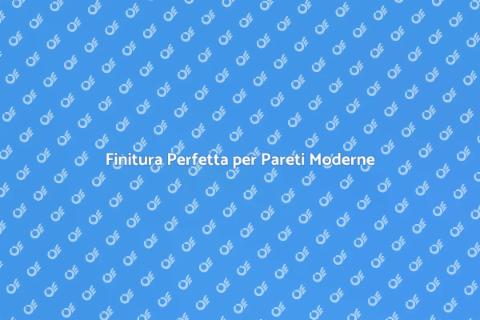 Intonacatura Pareti Moderne