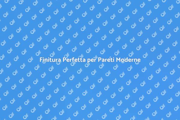 Ristruttura con l'Intonacatura Moderna