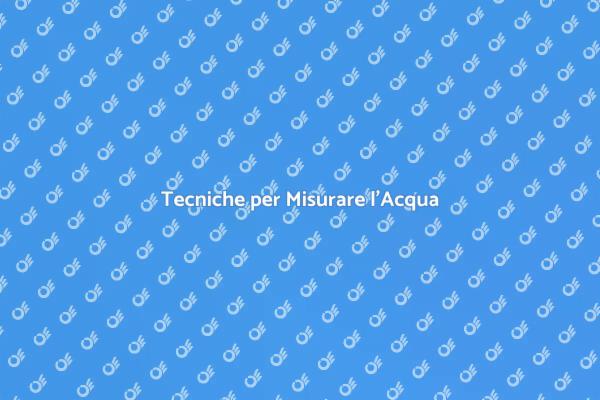Importanza dei Parametri dell'Acqua