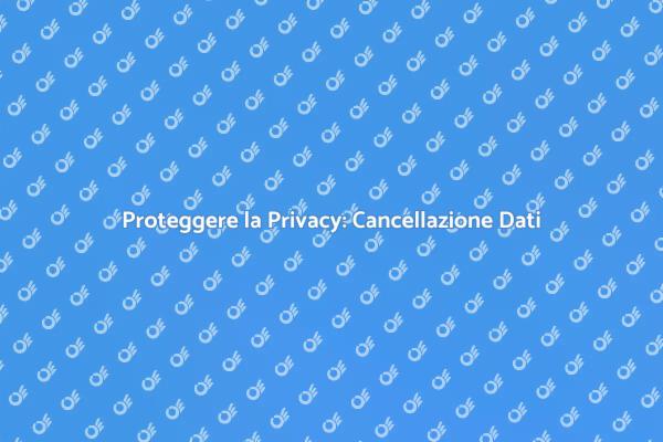 Cancellazione Dati: Una Necessità Attuale