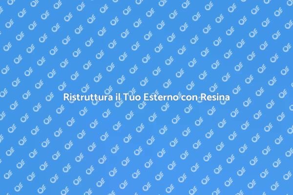 Trasforma il Tuo Spazio con Resina