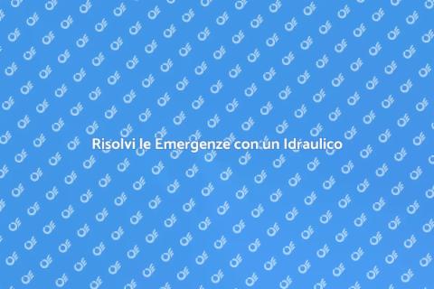 Idraulico Professionista: Emergenze Risolte