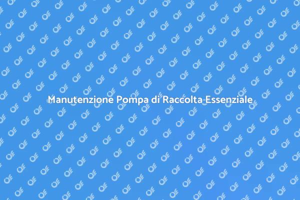 Pompa di Raccolta: Controllo Necessario