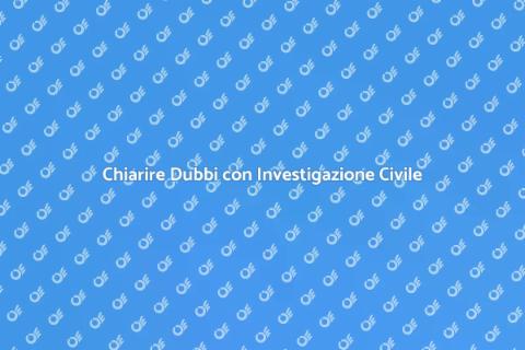Investigazione Civile: Sicurezza e Trasparenza