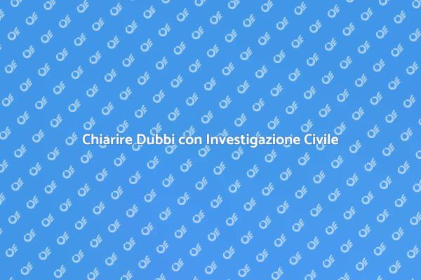 L'importanza dell'Investigazione Civile