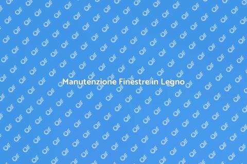 Proteggere Finestre in Legno