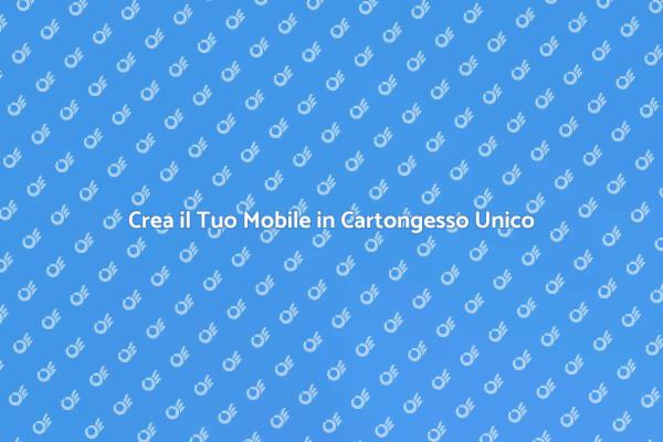 Arreda con un Mobile in Cartongesso