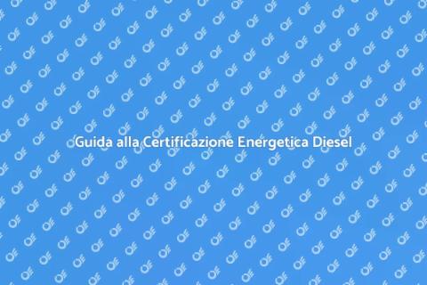 Certificazione Energetica Generatore Diesel