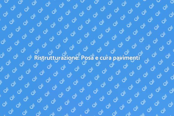 Trasforma il tuo pavimento con stile