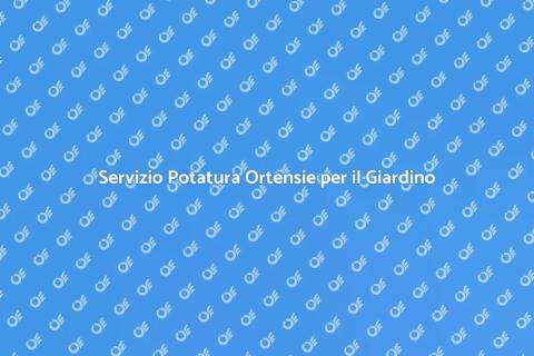 Potatura Ortensie: Servizio Giardino