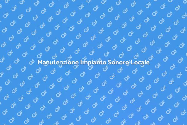 Riparazione Sonora nei Locali Commerciali