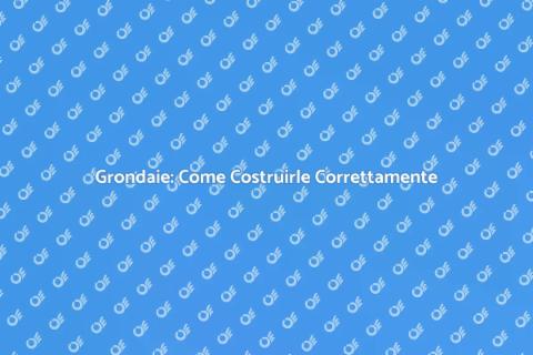 Costruire una Grondaia: Guida Pratica