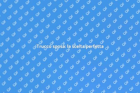 La truccatrice della sposa esperta
