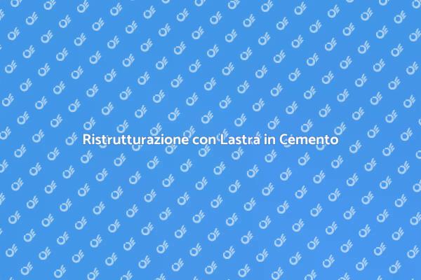 Trasforma il Tuo Spazio con Cemento