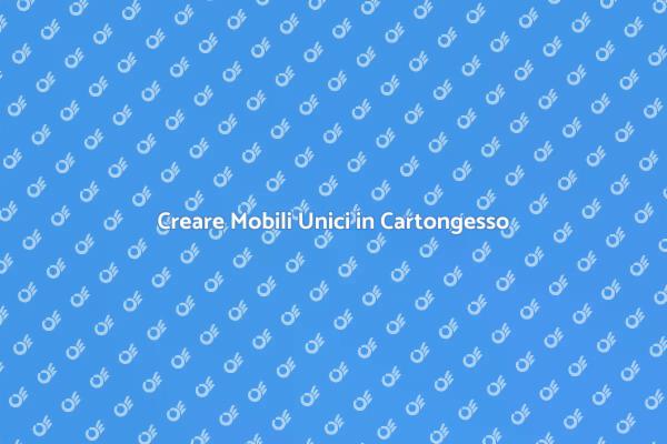 Arte e Funzionalità nel Cartongesso