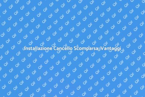 Cancello a Scomparsa: Eleganza e Sicurezza