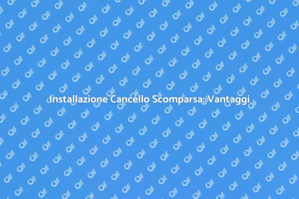 Cancello Scomparsa: Sicurezza e Stile